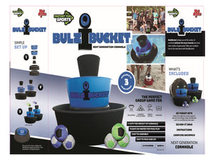 BULZiBUCKET - Next Generation Cornhole, Indoor/Outdoor, Land and Pool.